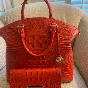 Brahmin Large Duxbury Satchel and ADY Wallet